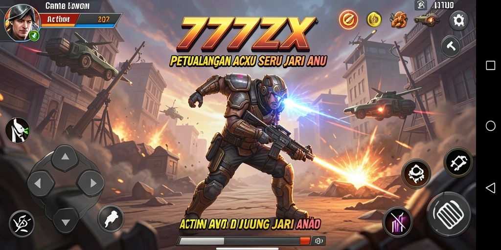 Tampilan antarmuka permainan <strong>777ZX</strong> dengan aksi menarik dan kontrol yang mudah.
