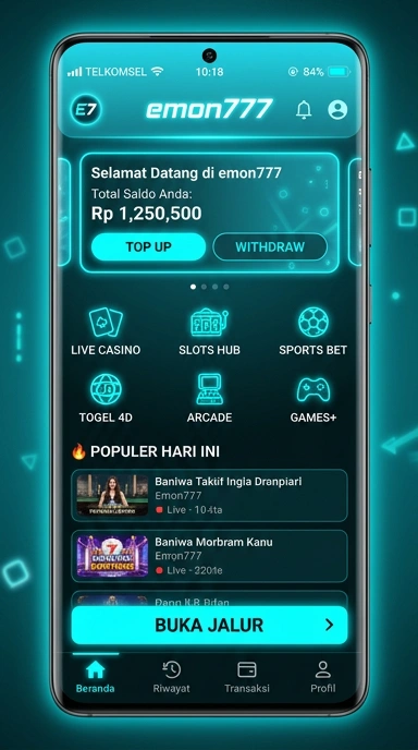 Tampilan link alternatif emon777